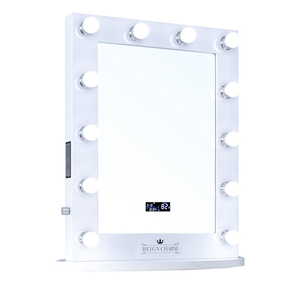 ReignCharm lighted Hollywood style vanity mirror for makeup, cosmetic, and beauty needs.